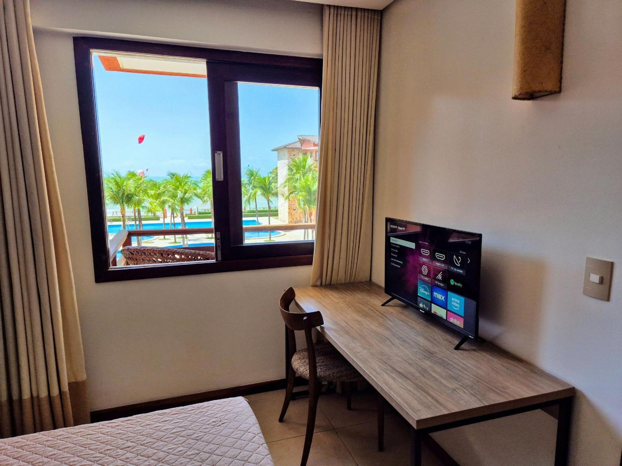 Kariribeach319A Flat 1Q Com Vista Maravilhosa Cumbuco Buitenkant foto